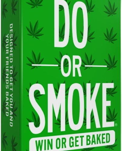 The cover of the Do or Smoke Party Game for Adults.