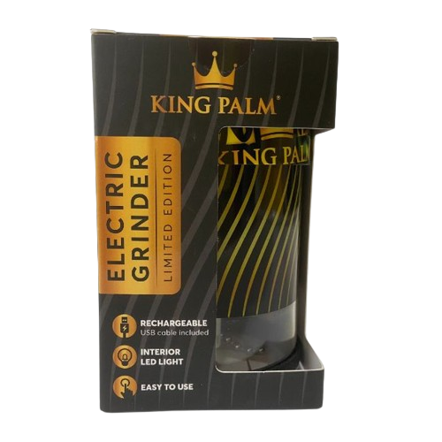 King Palm Wakit electric grinder, one of the best cannabis grinders for quick and efficient grinding.